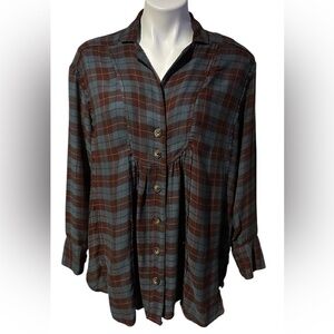 Free People all about the feels button up women’s shirt.